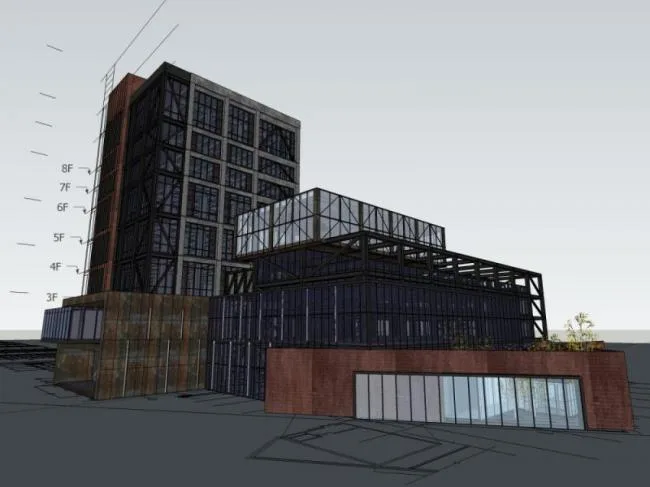 Sketchu Industrial Building | Multi story factory building, industrial, modern style