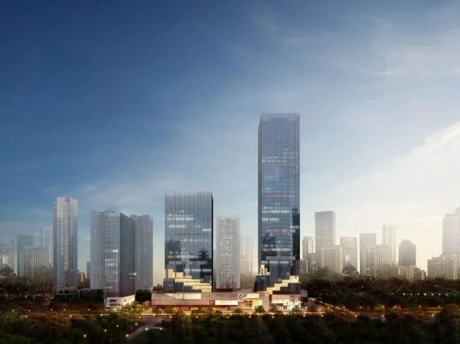 Sketchup Complex Model | Super high-rise commercial complex, hotel office, modern style