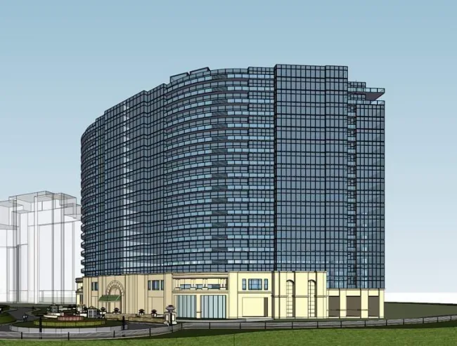 Sketchup Hotel Model | High rise Hotel, Modern Style