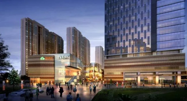 Sketchup Complex Model | Super high-rise office building, commercial complex, hotel, modern style