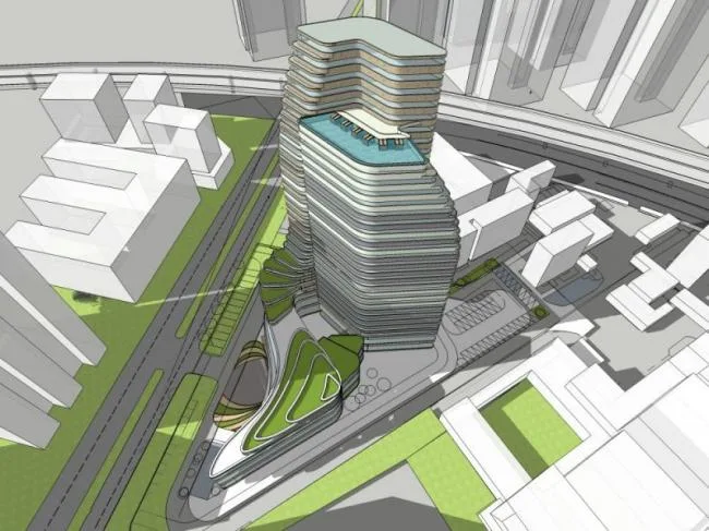 Sketchup Hotel Model | High rise Hotel, Modern Style