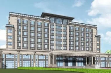 SketchUp Multi-Story Neoclassical Administrative Office Building Model-BIM WORLD