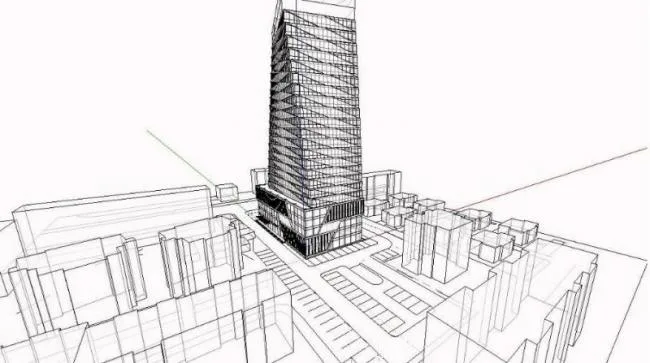 Sketchup Office Model | High rise Office Building, Modern Style