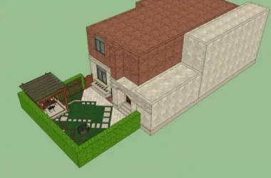 SketchUp Landscape Designs: Villa, Courtyard, and Modern Styles-BIM WORLD