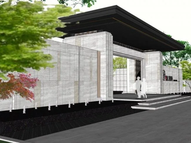 Sketchup Business Model | Sales Office, Modern Style