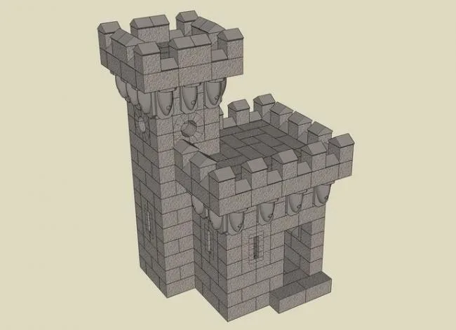 SketchUp Materials for Landscape Tower Components