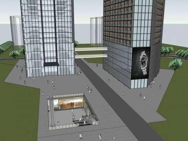 Sketchup Residential Model | Super High rise Residential, Modern Style