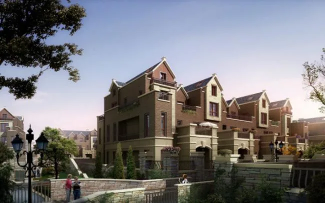 Sketchup Villa Model | Row Villa, British Classical Style
