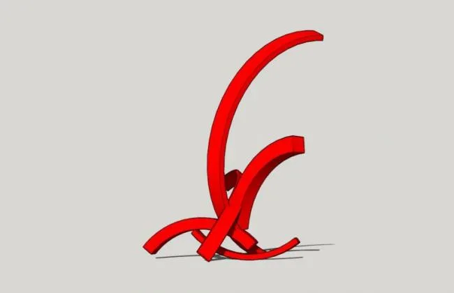 Sketchup Material Model | Landscape Sculpture Su Model Material Component