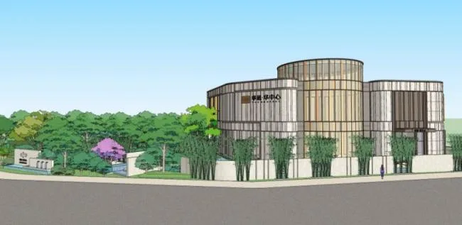 Sketchup Business Model | Multi Story Sales Office, Modern Style