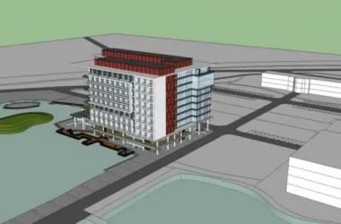 Modern High-Rise School Campus Design | SketchUp Educational Architecture Model-BIM WORLD