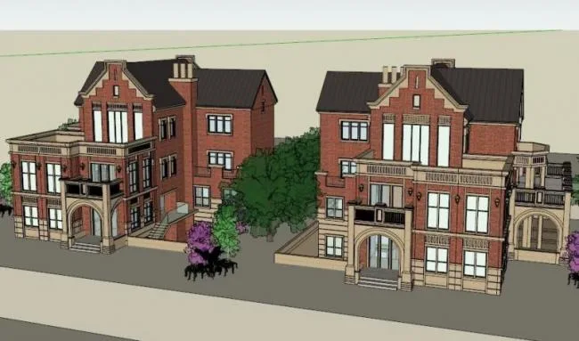 Classical English-Style Solo Villa SketchUp Model
