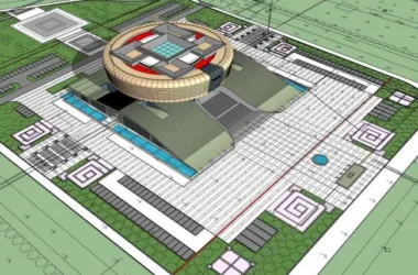 SketchUp Cultural Model: Modern Multi-Story Museum Architecture-BIM WORLD