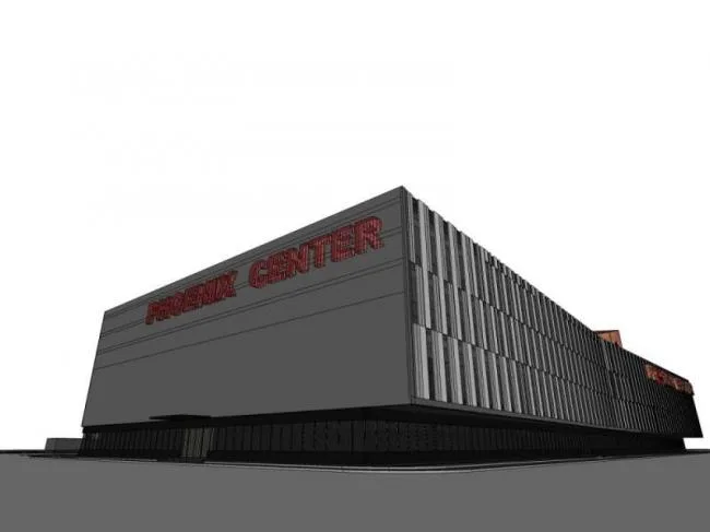 Sketchup Complex Model | Multi story Commercial Complex, Office, Hotel, Modern Style