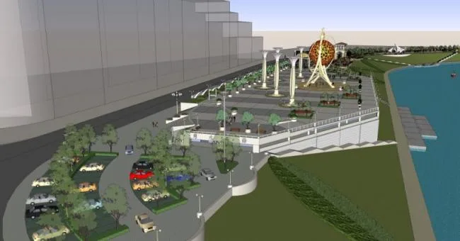 Sketchup Landscape Model | Park Landscape, Modern Style