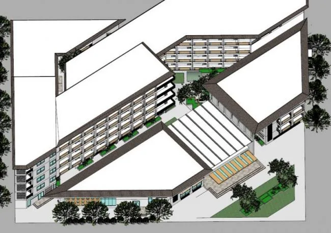 Sketchup Office Model | Multi story Office, Modern Style