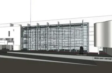 Modern Multi-Story Art Gallery: A SketchUp Cultural Architecture Model-BIM WORLD