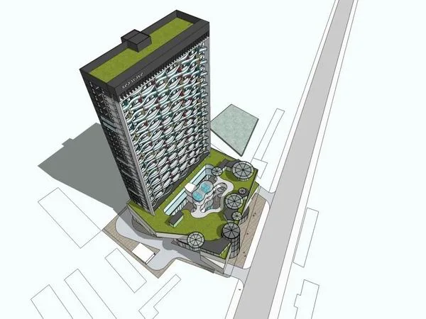 Sketchup Office Model | High rise Office Building, Commercial, Modern Style