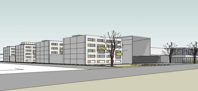 Modern Multi-Story School Building Design | Educational Architecture in SketchUp