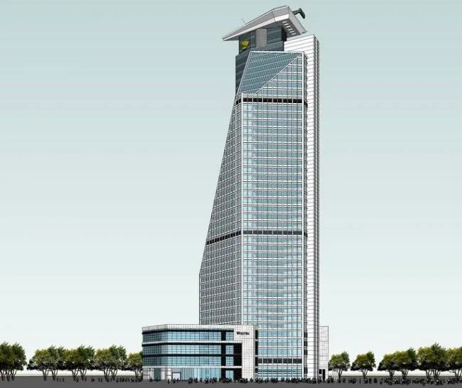 Sketchup Office Model | Super High rise Office Building, Modern Style