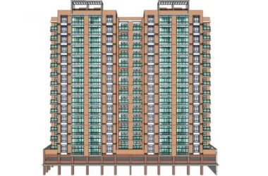 Modern High-Rise Residential Building Model in SketchUp-BIM WORLD