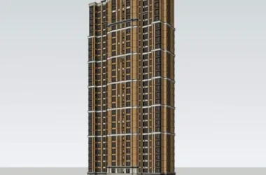 SketchUp Residential Models: High-Rise Neoclassical Apartment Buildings-BIM WORLD