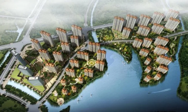 Sketchup Residential Model | High rise residential building, classical style, 30 floors
