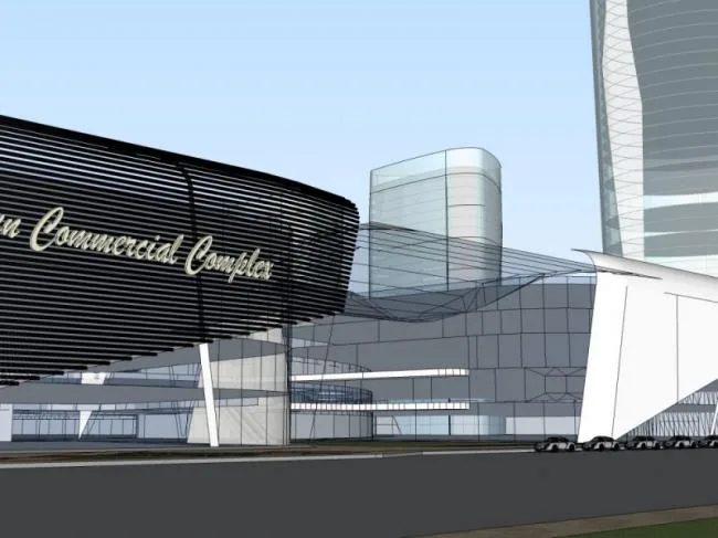Sketchup Complex Model | Super high-rise commercial complex, office, hotel, residential, modern style