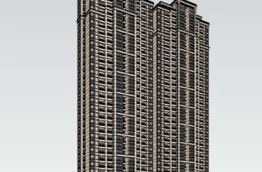 SketchUp Residential Models: Classic and Super High-Rise Buildings-BIM WORLD