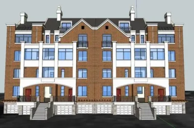 SketchUp Residential Design: Multi-Story Classical Style Home-BIM WORLD