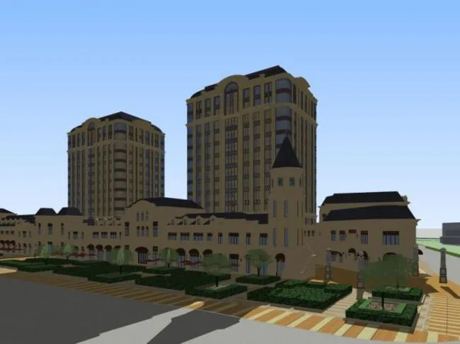 Sketchup Office Model | Multi story Office Building, Ground Floor Commercial, Modern Style