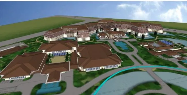 Sketchup Hotel Model | Multi story Hotel, Modern Style