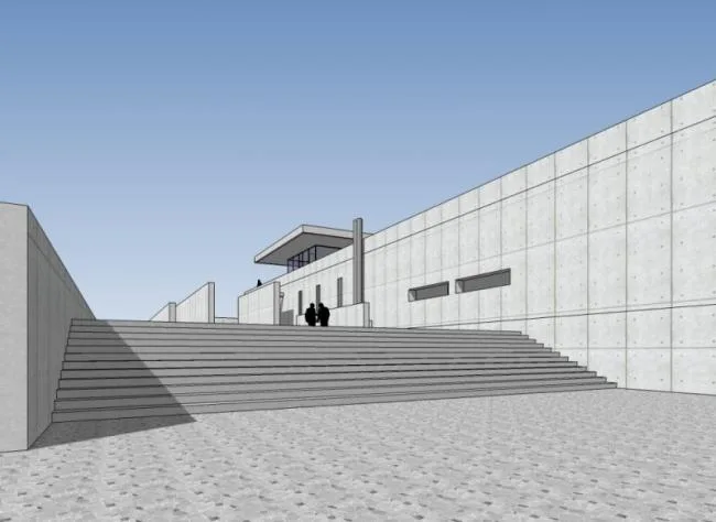Sketchup Cultural Model | Pulitzer Foundation Art Museum, Cultural Architecture, Modern Style, Tadao Ando