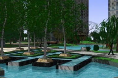 SketchUp Landscape Models: Community, Residential, and Modern Designs-BIM WORLD