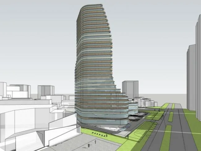 Sketchup Hotel Model | High rise Hotel, Modern Style