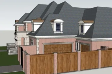 Modern Solo Villa Design | SketchUp 3D Model-BIM WORLD