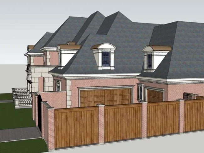Modern Solo Villa Design | SketchUp 3D Model