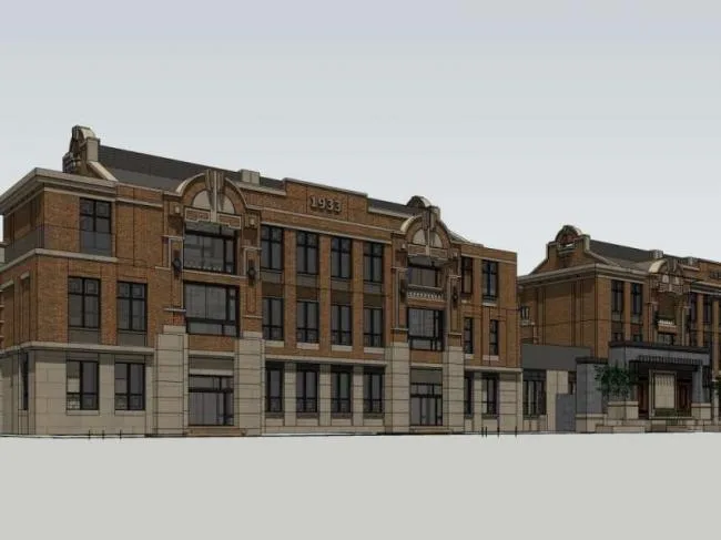 Sketchup Villa Model | Multi row Villa, European Classical Style