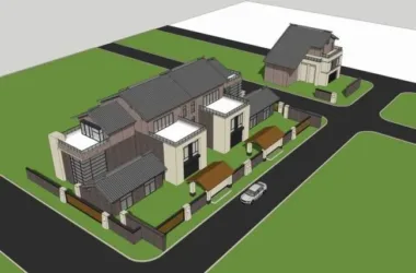 SketchUp Residential Models: Multi-Row Villas, Twin Villas, and Modern Chinese Design-BIM WORLD