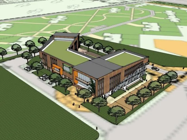 Sketchup School Model | Multi story Kindergarten, Educational Building, Modern Style