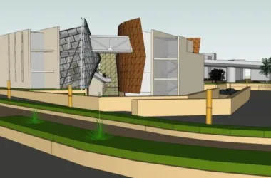 SketchUp Cultural Model: Modern Multi-Story Museum Architecture-BIM WORLD