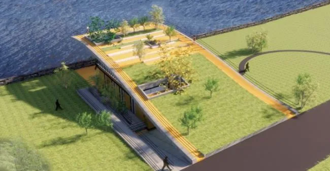 Sketchup Landscape Model | Toilet, Public Toilet, Modern Style