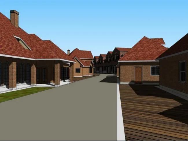 Sketchup Station Road Bridge | Pier, Classical Style