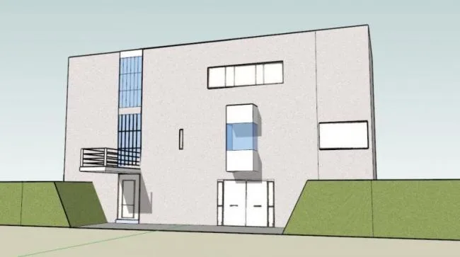 Sketchup Villa Model | Solo Villa, Corbusier, Modern Style