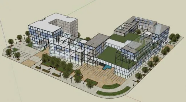 SketchUp Business Model: Designing a Modern Multi-Story Shopping Mall