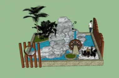 SketchUp Material Library: Rockery and Landscape Sculpture Components-BIM WORLD