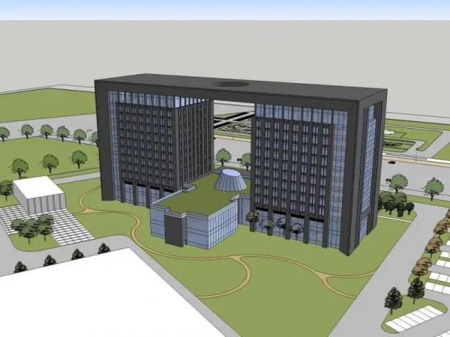 Sketchup Office Model | High rise Office Building, Modern Style