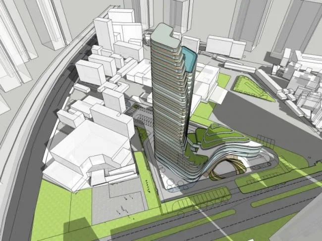 Sketchup Hotel Model | High rise Hotel, Modern Style