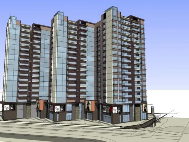 Sketchup Complex Model | Multi story Commercial Complex, Residential, Office, Modern Style