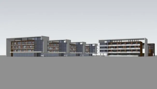 Sketchup School Model | Multi story High School, Educational Architecture, Modern Style